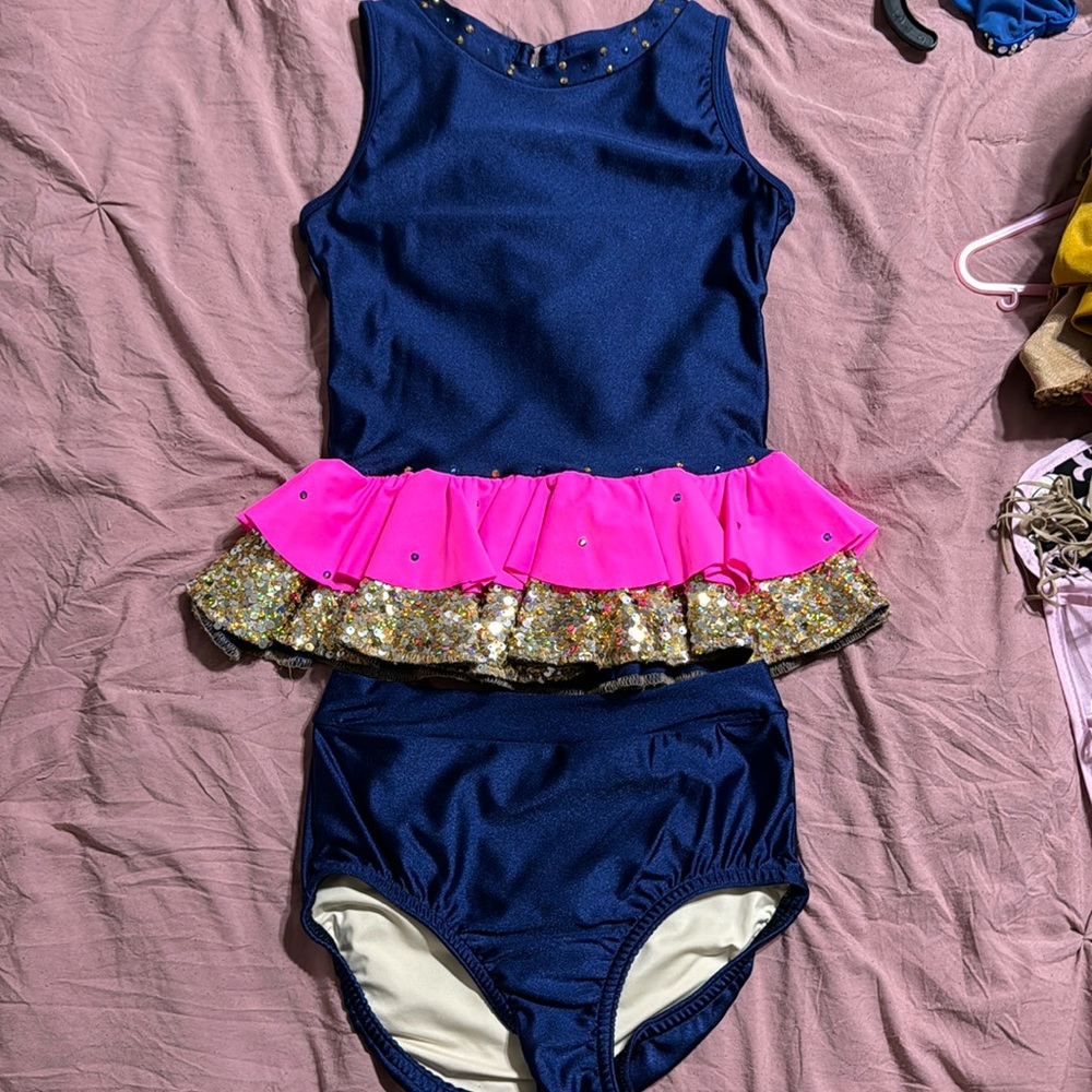 Reverence 2 piece Youth Large Blue/Gold/Pink